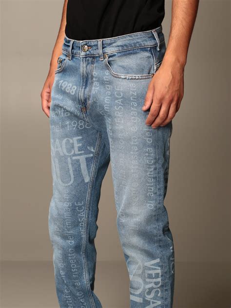 mocassin versace jeans homme|Versace denim jeans.